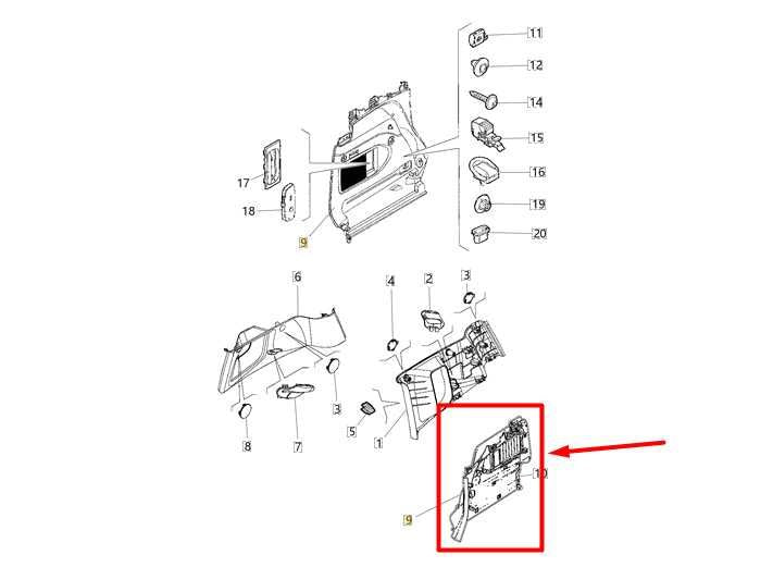 2015-2020 Jeep Renegade Rear Left Trunk Quarter Cover Trim Panel 5YZ36LXHAA OEM - Alshned Auto Parts