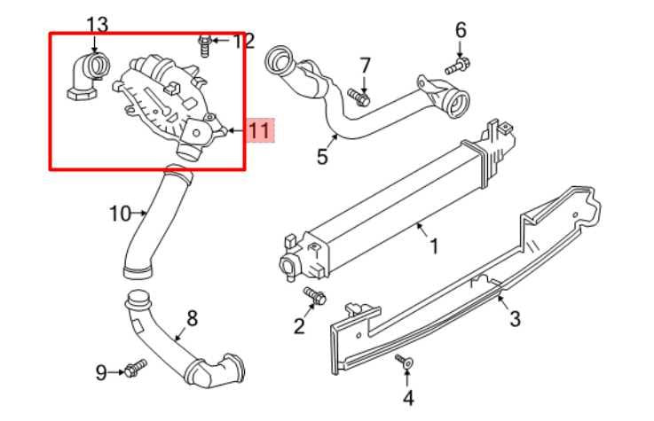 2019-2025 Infiniti QX50 Luxe 2.0L FWD Intercooler Connector Inlet Duct Tube Hose - Alshned Auto Parts