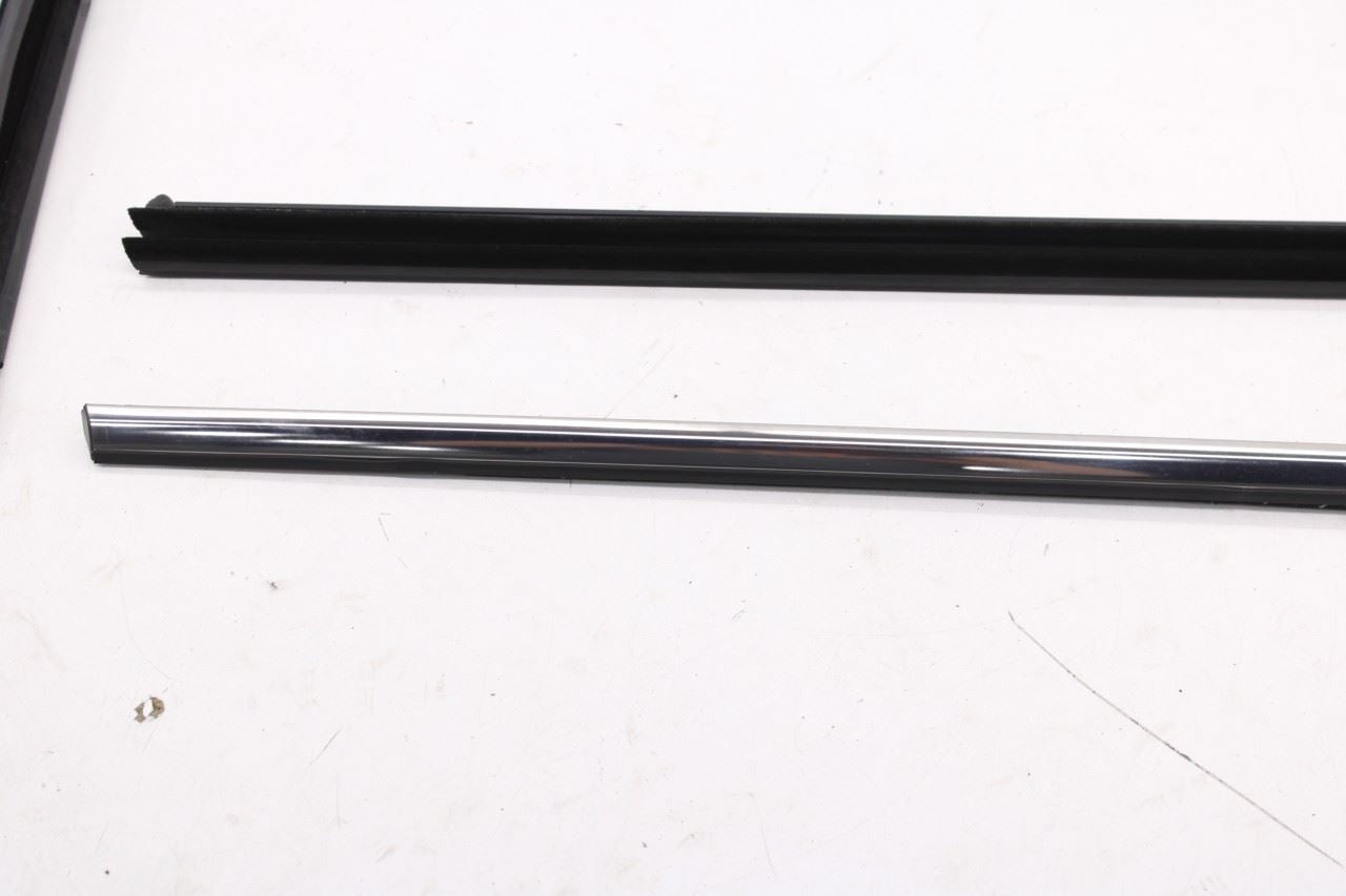 2019-26 Volkswagen Jetta SE Rear Left Door Run Channel w/ Belt Weatherstrip Set - Alshned Auto Parts