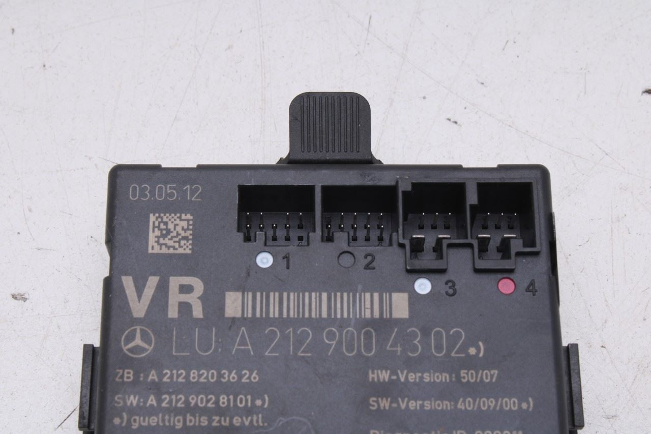 2010-2016 Mercedes-Benz E350 Sport 4MATIC Front Right Side Door Control Module - Alshned Auto Parts
