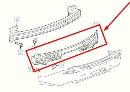 2018-2024 Buick Enclave Rear Bumper Fascia Energy Absorber 23335546 OEM - Alshned Auto Parts