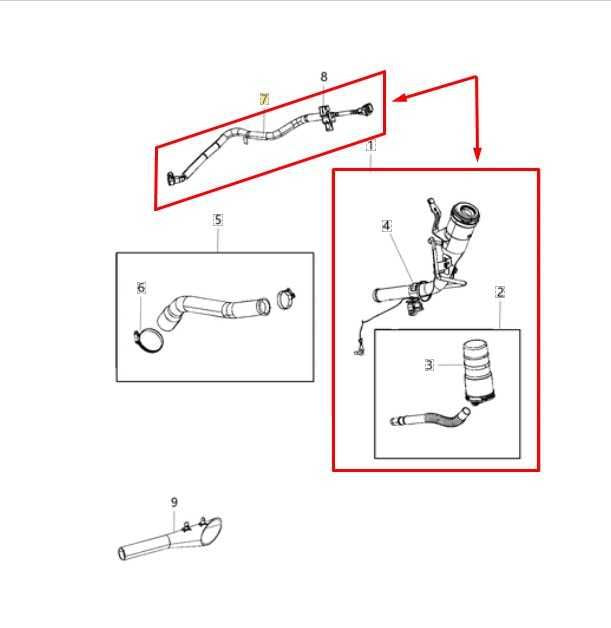 2019-2024 Ram 1500 5.7L Fuel Filler Neck Tube Pipe 52029841AH OEM - Alshned Auto Parts