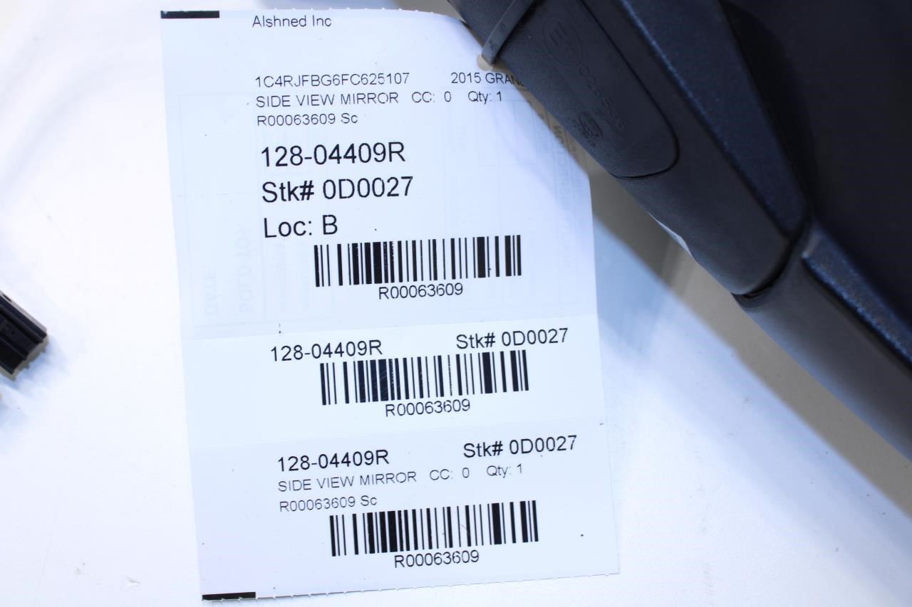 2012-18 Jeep Grand Cherokee Limited Right Side Rear View Mirror 68236923AA OEM - Alshned Auto Parts