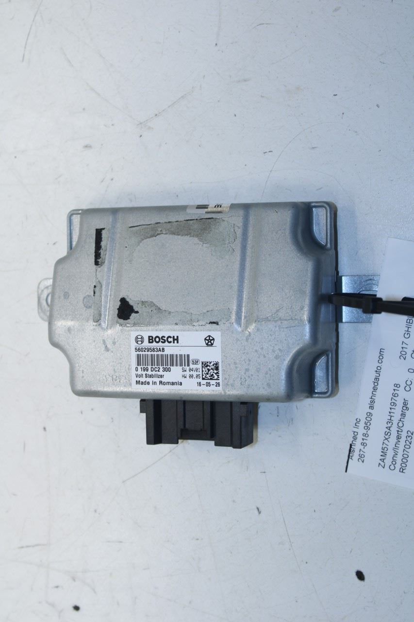2017-21 Maserati Ghibli 3.0L Voltage Stabilizer Power Inverter Module 675000493 - Alshned Auto Parts