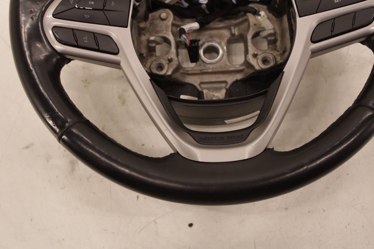 14-22 Jeep Cherokee Latitude 3.2L 4WD Steering Wheel Leather w/ Control Buttons - Alshned Auto Parts