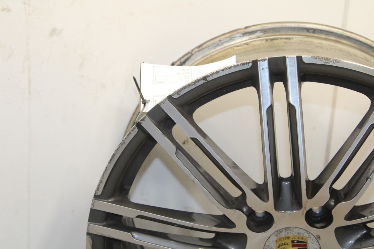 2014-16 Porsche Panamera 4 Front Wheel R20x9.5 5 Double Spoke 97036217807 *ReaD* - Alshned Auto Parts