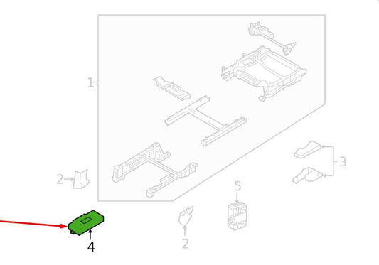 2010-2012 Land Rover Range Rover HSE Front Left Side Seat Memory Control Module - Alshned Auto Parts