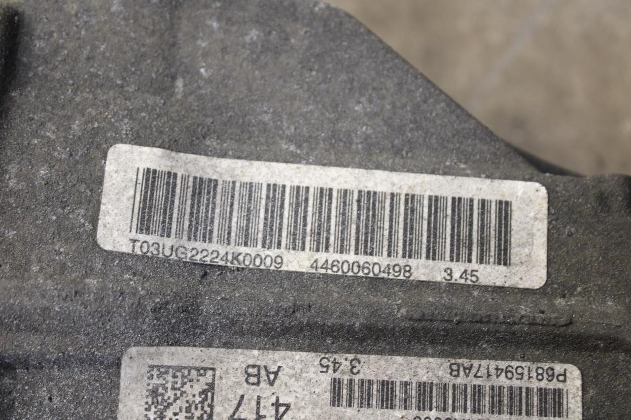 14-24 Jeep Grand Cherokee 3.6L 4WD Rear Axle Differential 3.45 ratio 68159417AB - Alshned Auto Parts