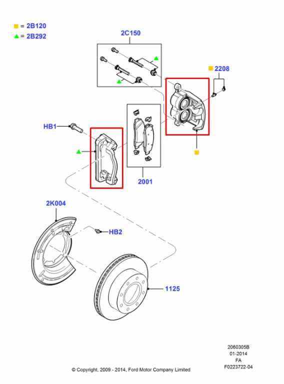 13-16 Ford F250 Lariat Crew Cab Front Left Side Brake Disc Caliper DC3Z-2B121-A - Alshned Auto Parts