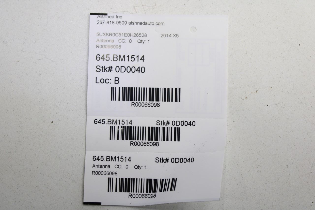 2007-2018 BMW X5 xDrive35i Roof Shark Fin Antenna 65-20-9-226-896 OEM - Alshned Auto Parts