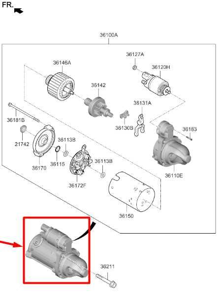 2021-25 Kia Sorento X-Line SX Prestige 2.5L Engine Starter Motor 12V 36100-2S010 - Alshned Auto Parts