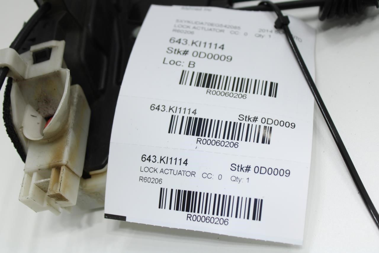 2009-2015 Kia Sorento Front Left Side Door Lock Latch Actuator 81310-2P000 OEM - Alshned Auto Parts