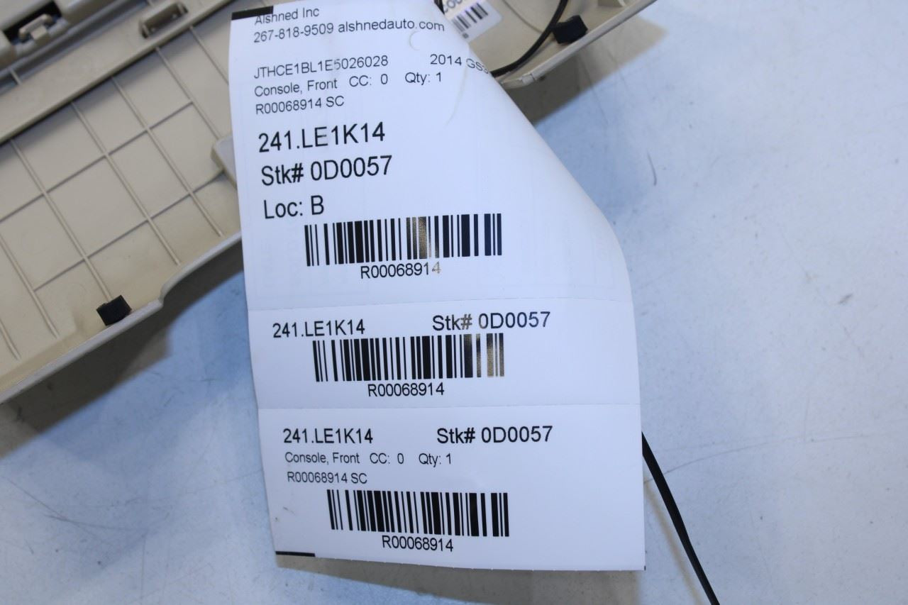 2013-2015 Lexus GS350 Roof Overhead Console Dome Light Lamp 81206-30140-A0 *ReaD - Alshned Auto Parts
