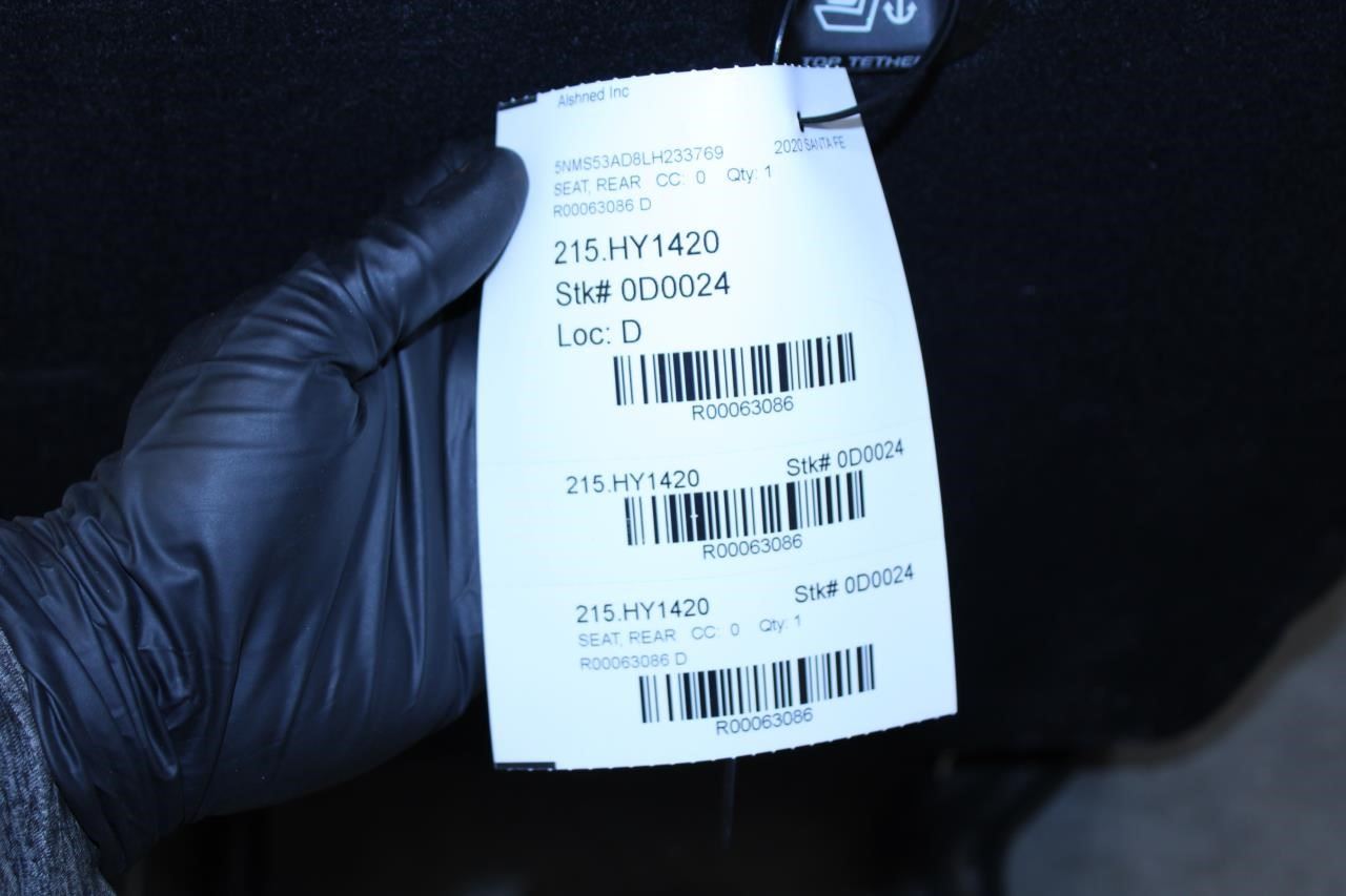 19-20 Hyundai Santa Fe Rear RH Side 2nd Row Seat Complete 89200-S2030-PTR *ReaD* - Alshned Auto Parts