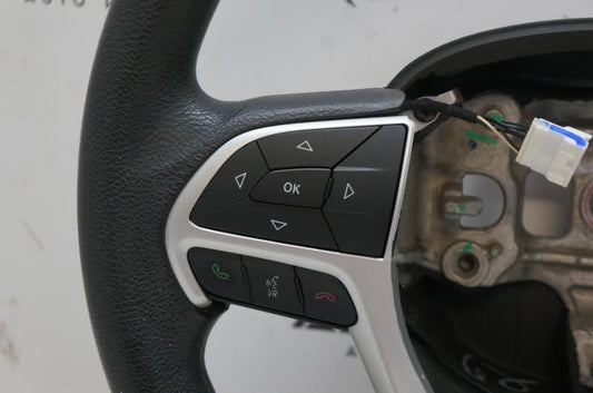 2014-2020 Jeep Cherokee Steering Wheel Leather w Control Buttons 5QV34DX9AE OEM - Alshned Auto Parts