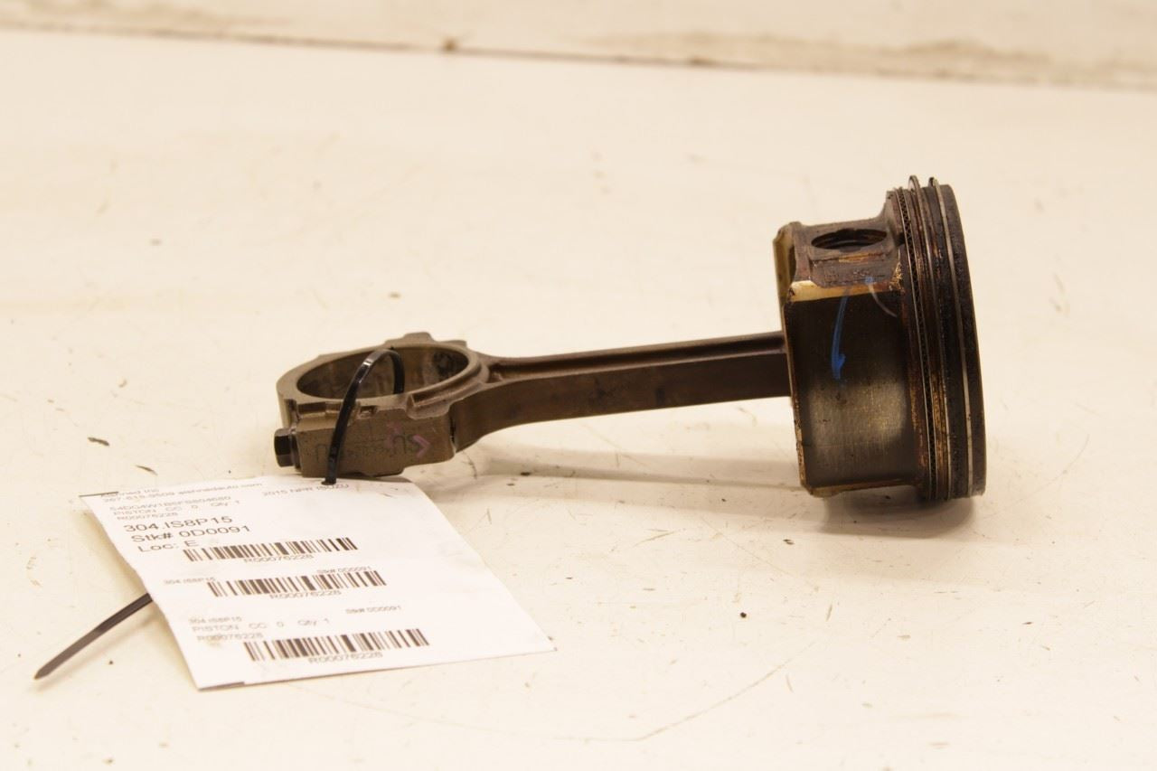 12-20 ISUZU NPR HD 6.0L Engine Piston Left No 2 w/ Connecting Rod 8-89017-849-0 - Alshned Auto Parts