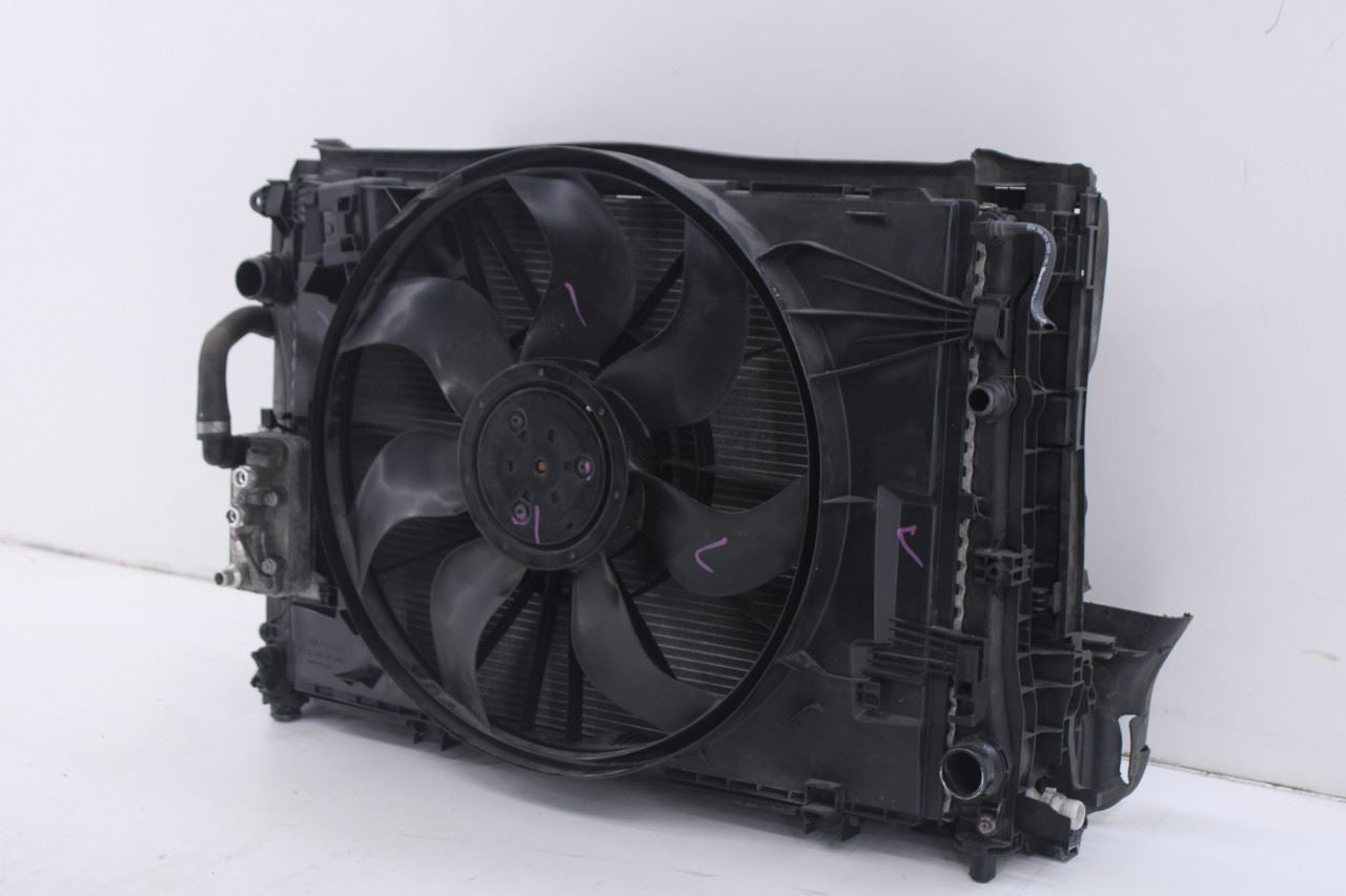 2015-23 Mercedes-Benz C300 4Matic 2.0L Engine Radiator w/ Cooling Fan Motor Assy - Alshned Auto Parts