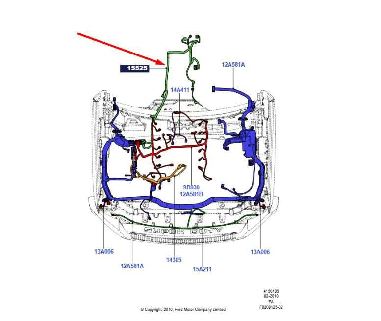 12-16 Ford F-250 Lariat 6.2L 6 Spd Auto Transmission (6R140) Wire Harness *ReaD* - Alshned Auto Parts