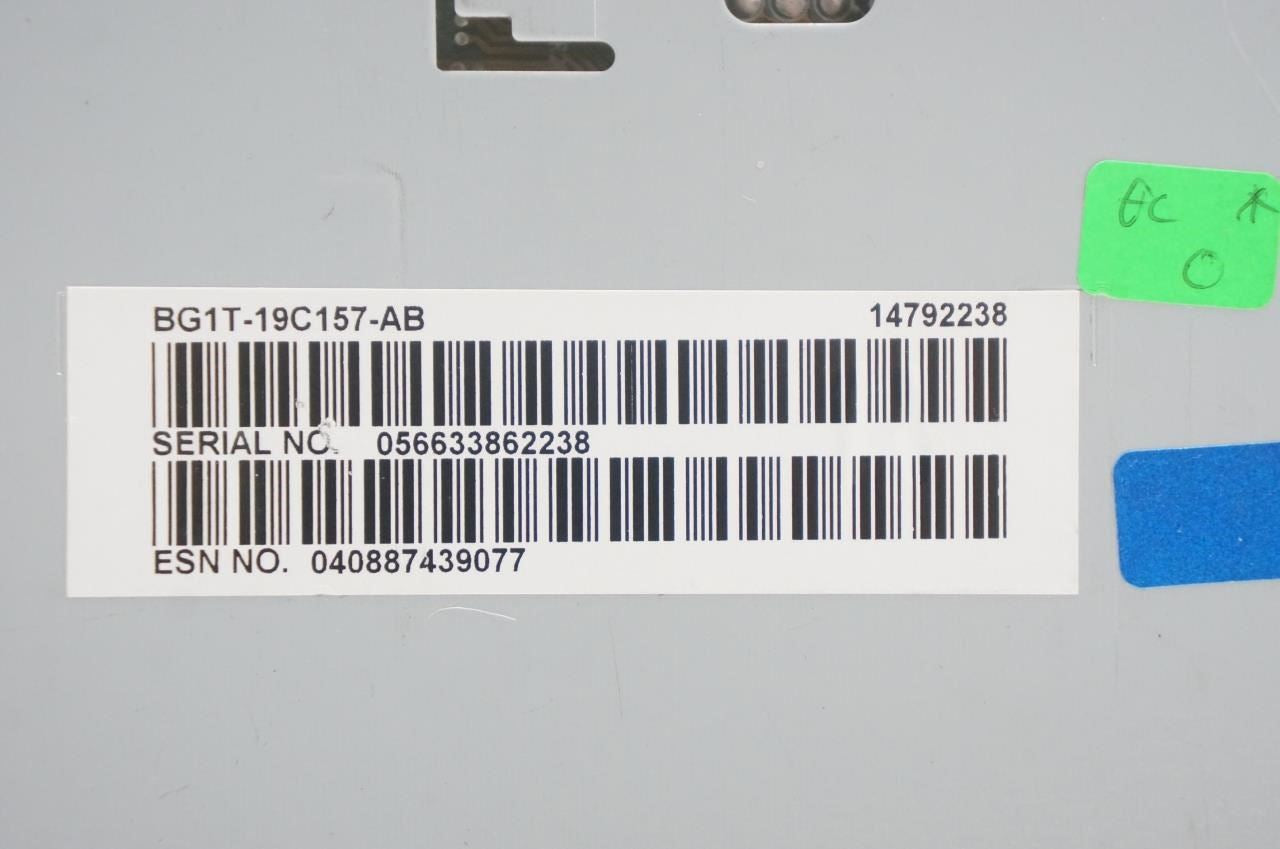 2011-2012 Ford Taurus Audio Radio CD Player Receiver BG1T-19C157-AB OEM - Alshned Auto Parts