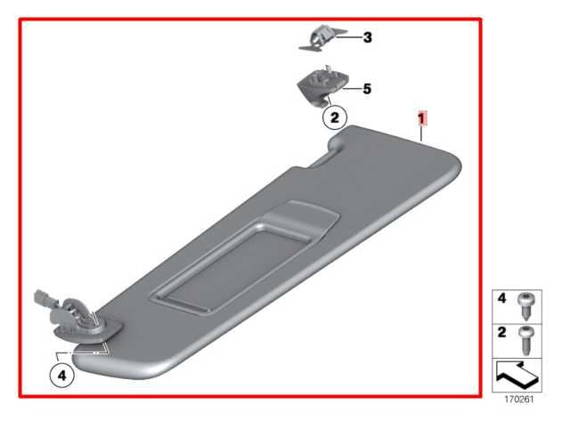 10-15 BMW 750Li xDrive Front Right and Left Side Sun Visor w/ Illuminated Mirror - Alshned Auto Parts