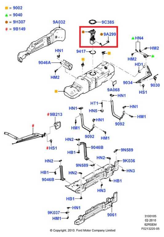 2011-2016 Ford F250 Lariat 6.2L In Tank Fuel Pump Assembly CC34-9H307-CC OEM - Alshned Auto Parts