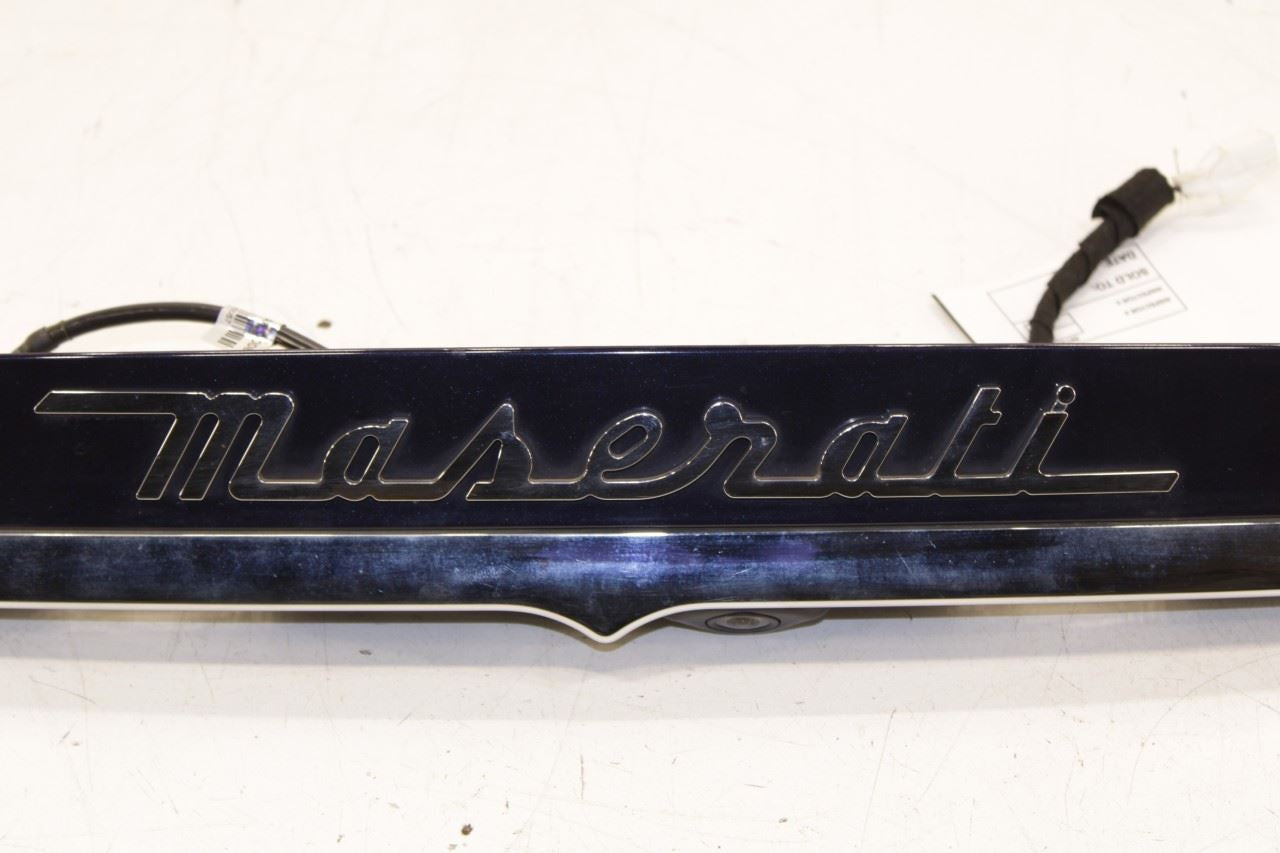 2014-16 Maserati Ghibli S Q4 Rear Trunk Deck Lid Release Handle w/ Backup Camera - Alshned Auto Parts
