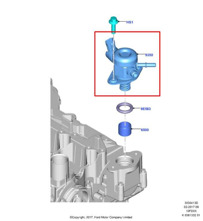 2018-2021 Ford EcoSport SE 1.0L FWD Engine High Pressure Fuel Injection Pump - Alshned Auto Parts