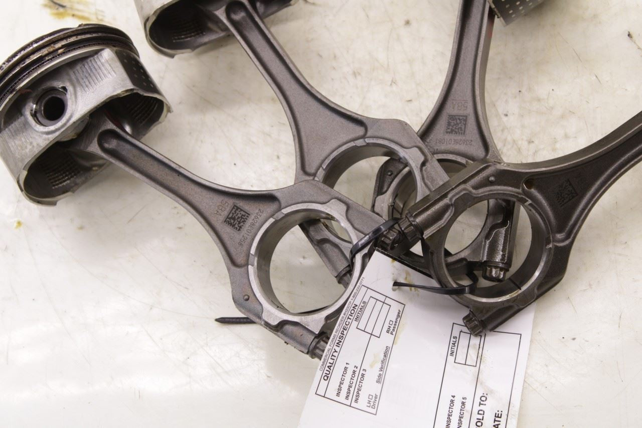 16-24 Honda Civic Sport 2L Engine Piston with Connecting Rod Set 4 13020-5BA-A00 - Alshned Auto Parts