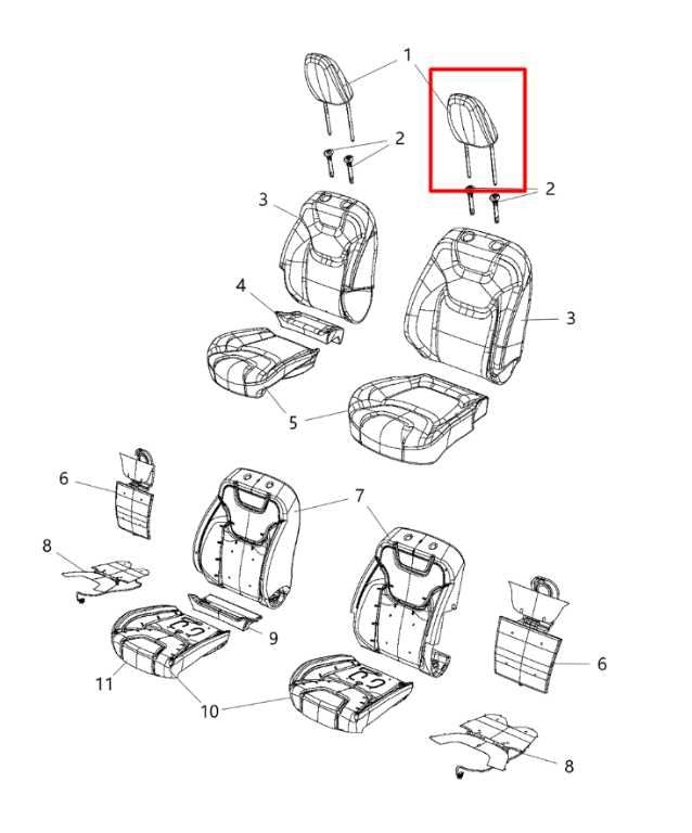 2014-22 Jeep Cherokee 75th Anniversary 3.2L Front Seat Driver Left Side Headrest - Alshned Auto Parts