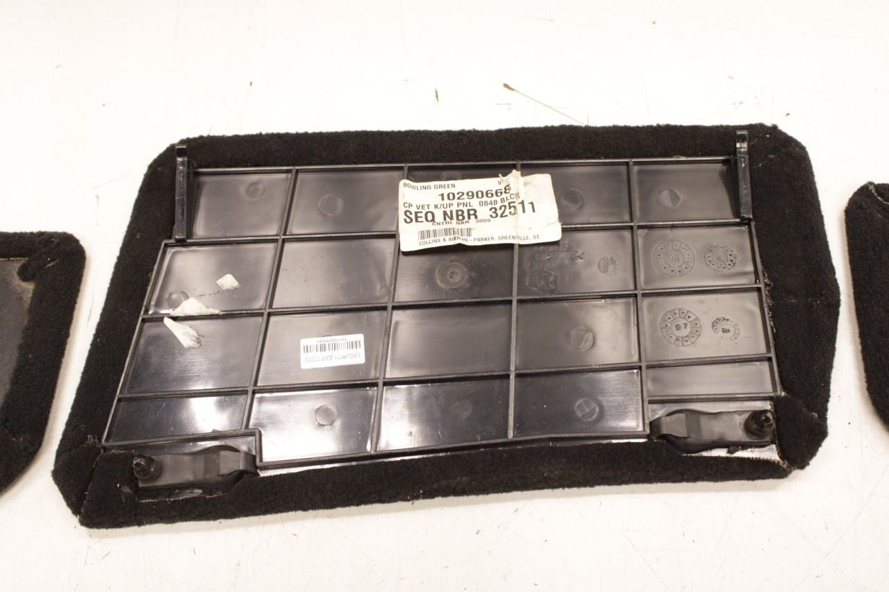 1997-04 Chevrolet Corvette Rear Cargo Compartment Carpeted Cover Set of 4 *ReaD* - Alshned Auto Parts
