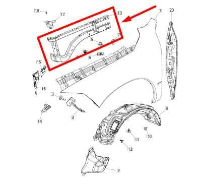 2011-2018 Ram 1500 Crew Cab Front Right Passenger Fender Closure 68267302AB OEM - Alshned Auto Parts