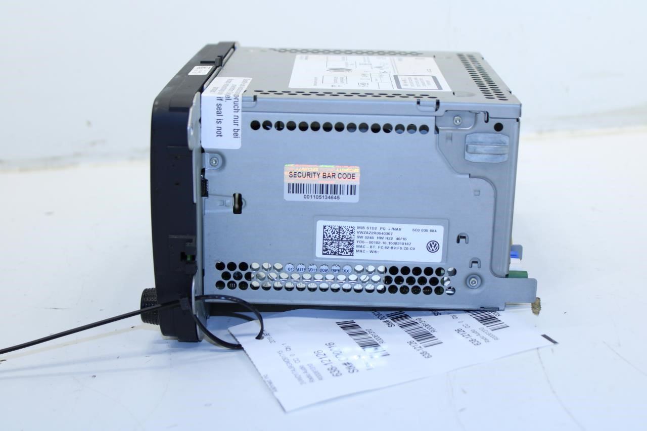 2016 Volkswagen Jetta Sport Radio Navigation Receiver w/ Display 5C0-035-684 - Alshned Auto Parts