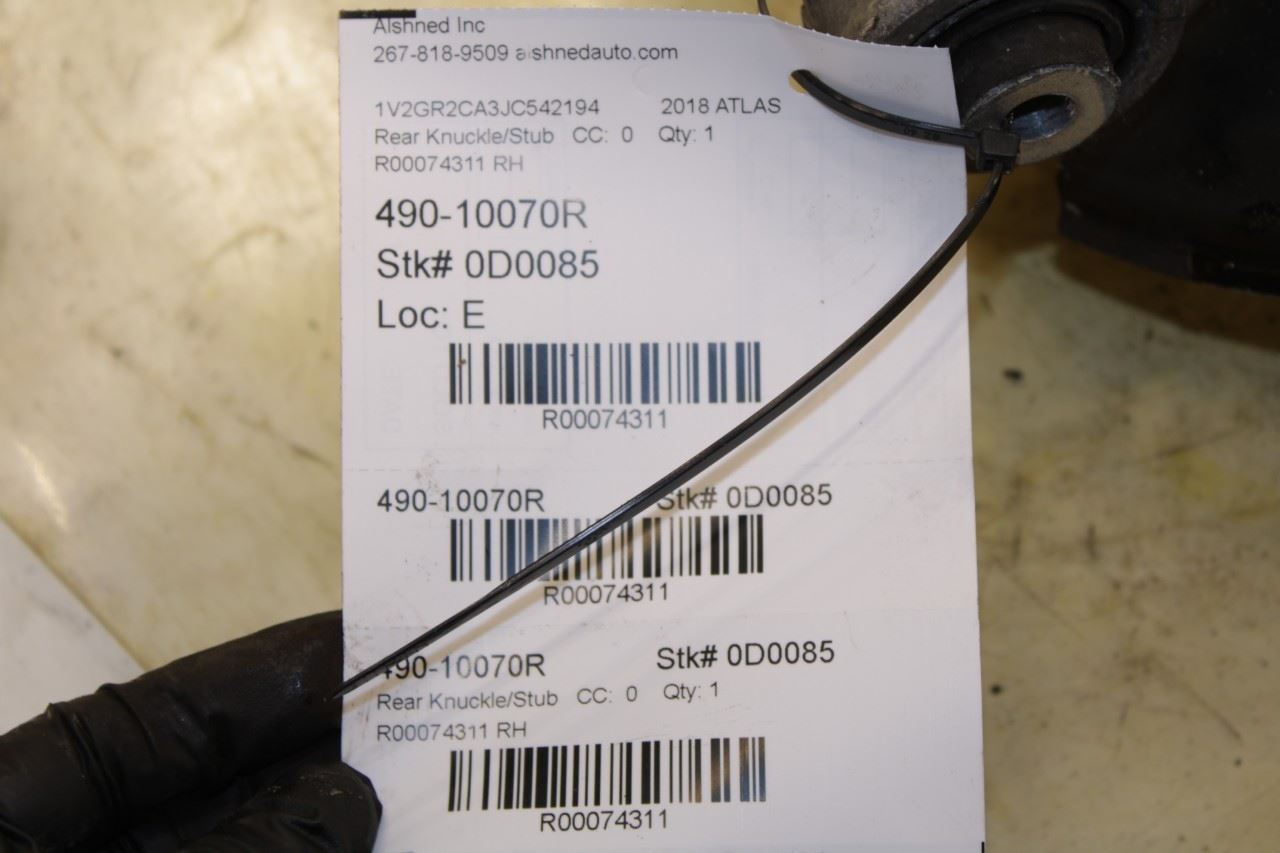 2018-2024 Volkswagen Atlas S Rear Right Side Spindle Knuckle Hub 3QF-505-434-A - Alshned Auto Parts