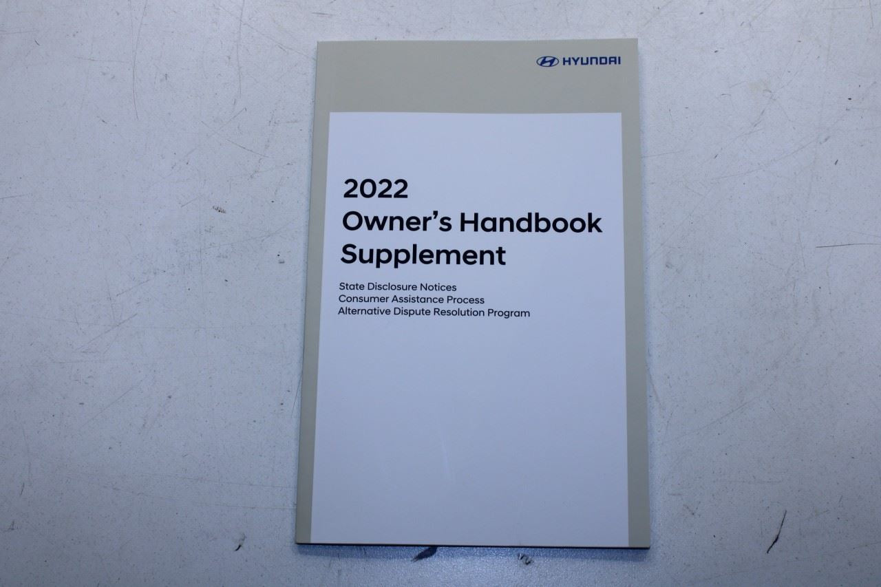 2022 Hyundai Elantra SEL Owners Manual Set NOAO-EU231 OEM - Alshned Auto Parts