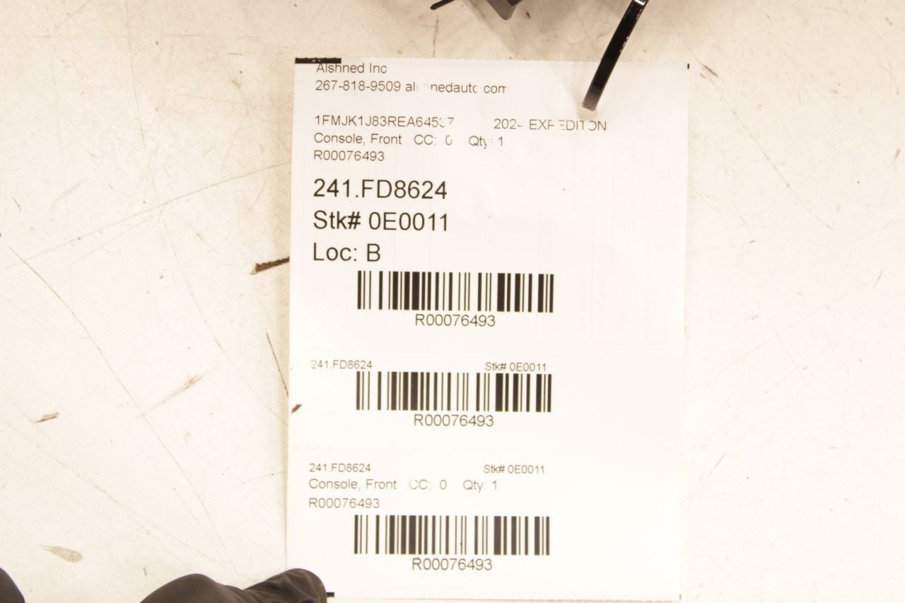 22-24 Ford Expedition MAX XLT FR Center Console Storage Tray Box NL1B-78045M68-B - Alshned Auto Parts