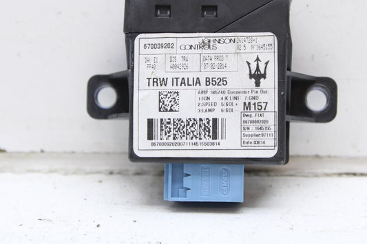 2014-2017 Maserati Ghibli Power Steering Control Module 670009202 OEM - Alshned Auto Parts