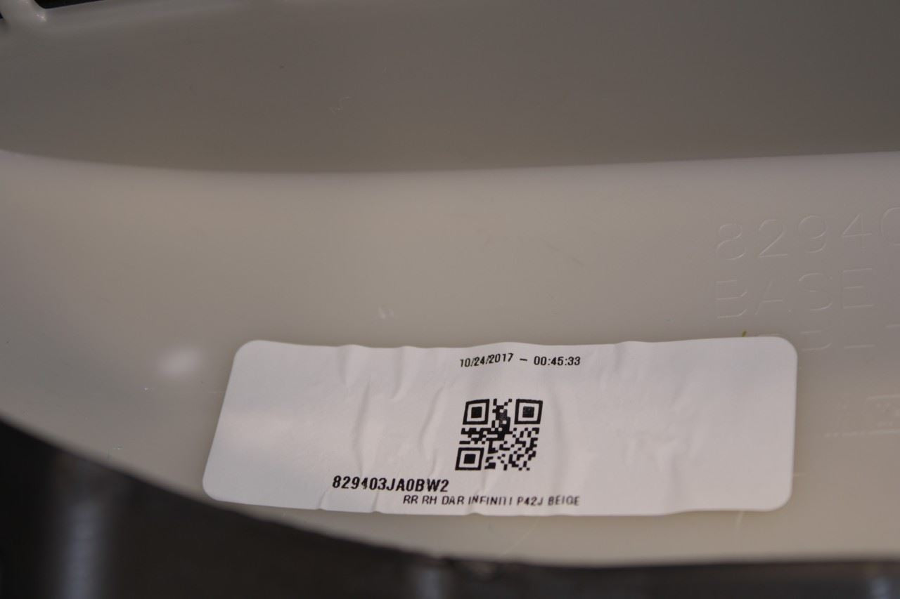 2016-2020 Infiniti QX60 Rear Right Passenger Door Trim Panel 829A0-9NF0D OEM - Alshned Auto Parts