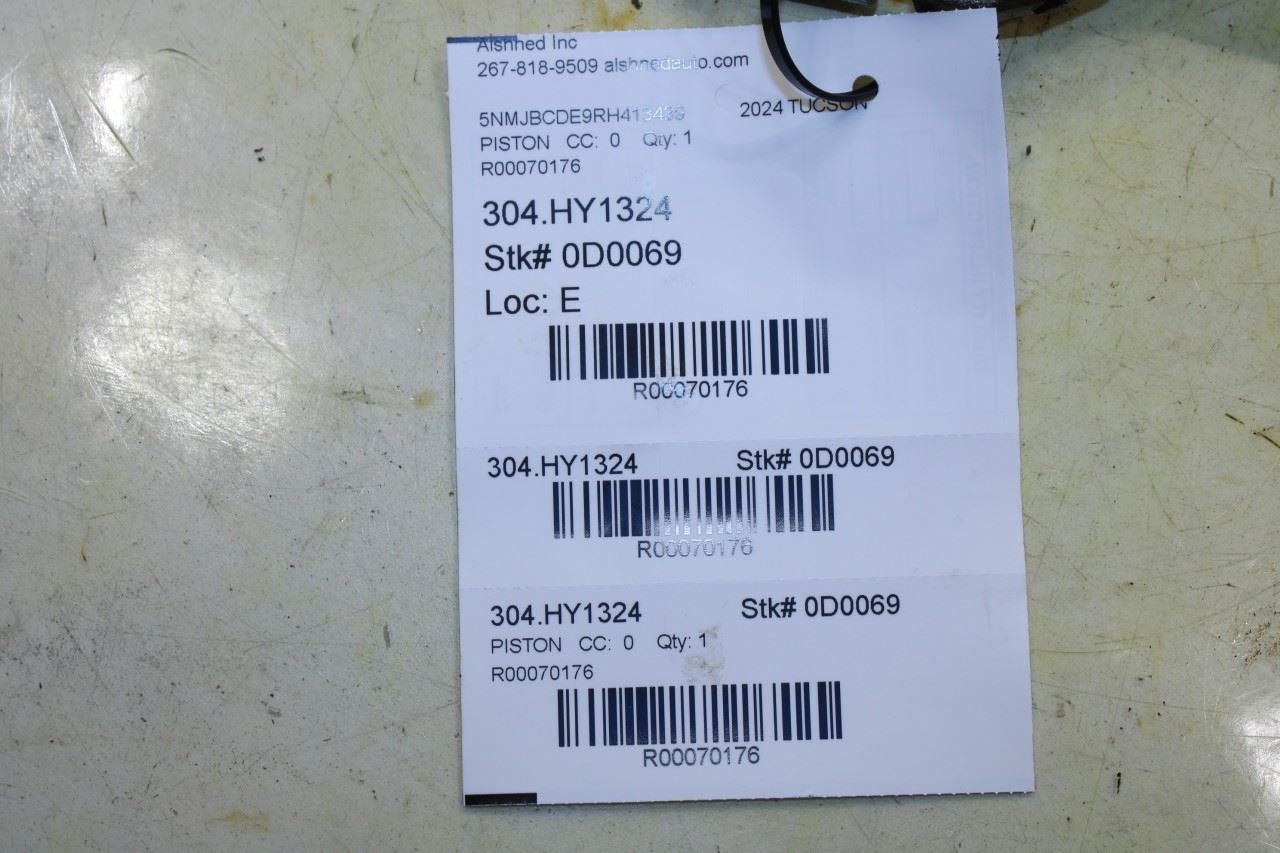 2022-24 Hyundai Tucson SEL 2.5L Engine Piston No 2 w/ Connecting Rod 23510-2S010 - Alshned Auto Parts