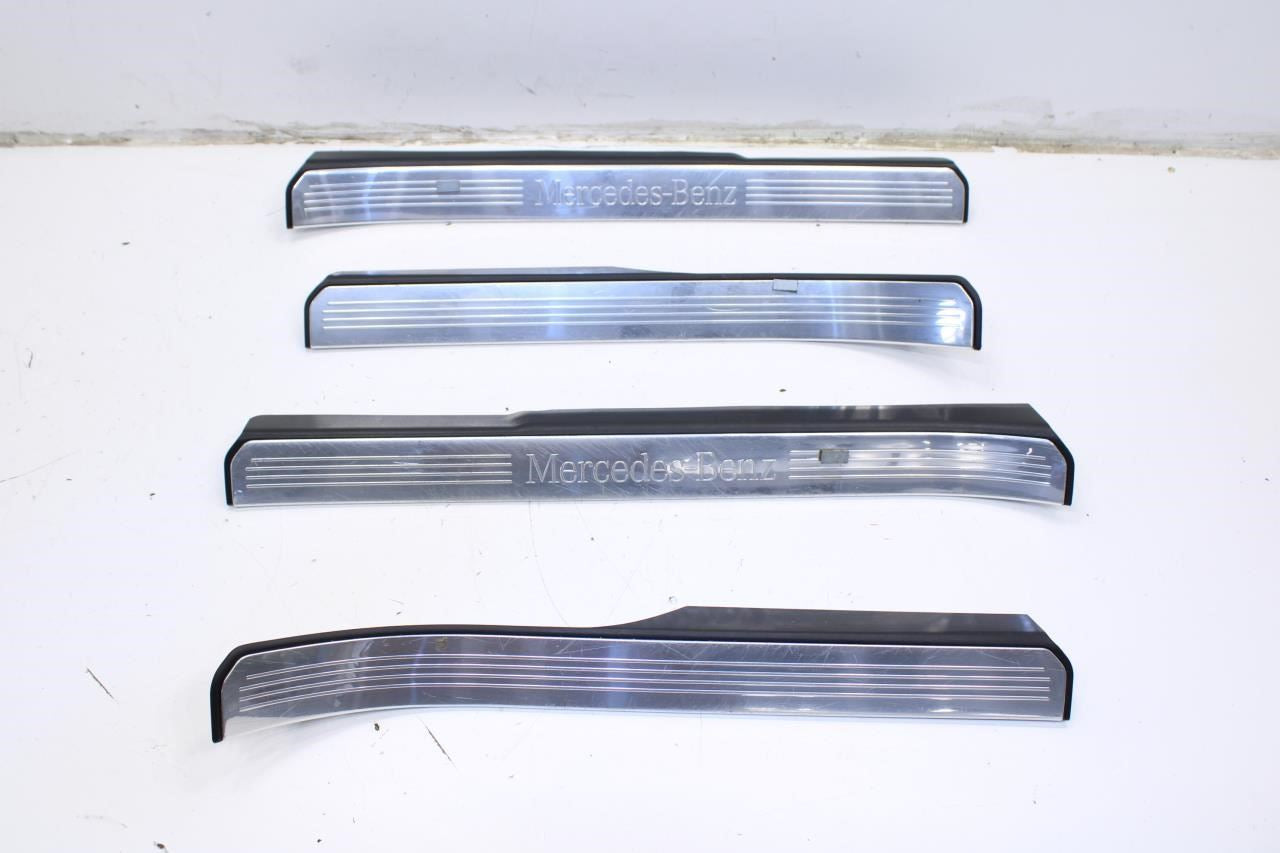 07-13 Mercedes-Benz FR and RR RH and LH Door Sill Scuff Plate Set 22168002359051 - Alshned Auto Parts