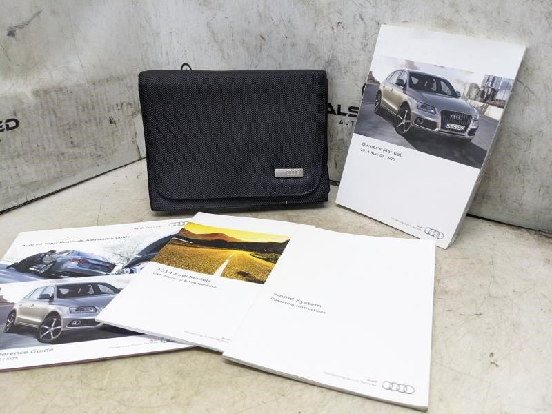 2014 Audi Q5 / SQ5 Owners Manual Set with Case 141-561-8RB-23 OEM - Alshned Auto Parts