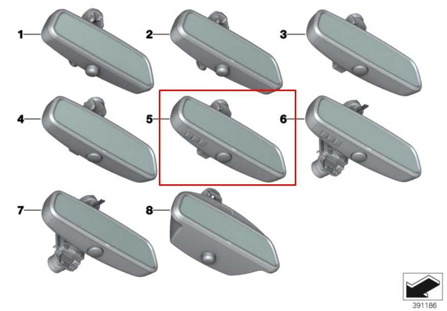 2011-2017 BMW X3 xDrive28i Interior Inside Rear View Mirror 51169320305 OEM - Alshned Auto Parts