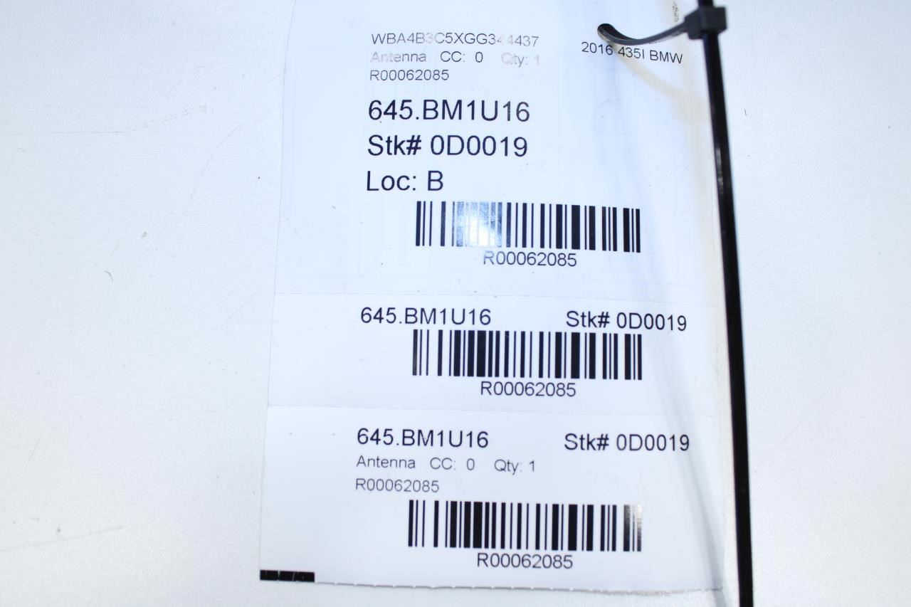 15-16 BMW 435I Gran Coupe xDrive RR Roof Exterior Shark Fin Antenna 65208794262 - Alshned Auto Parts