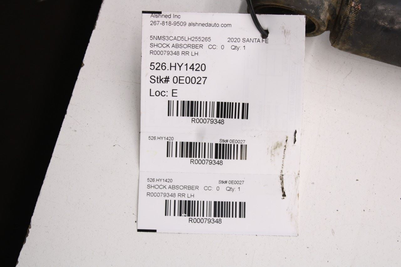 2019-20 Hyundai Santa Fe SEL 2.4L AWD Rear Left Driver Side Shock Strut Absorber - Alshned Auto Parts