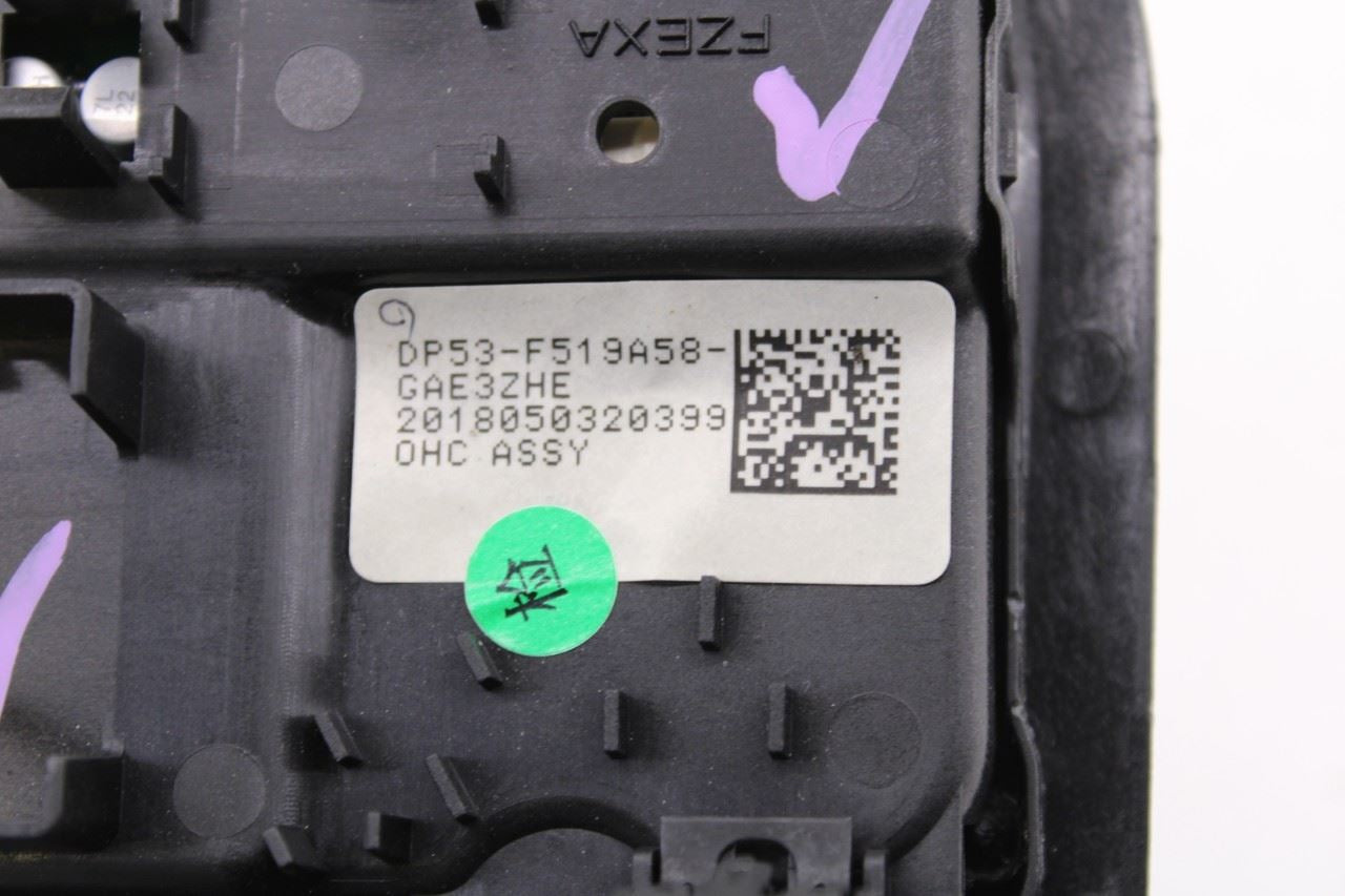 17-20 Lincoln MKZ Reserve Roof Overhead Console Dome Light Lamp DP5Z-54519A70-GH - Alshned Auto Parts