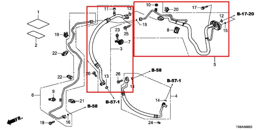 2019-22 Acura ILX Technology A-Spec Conditioning Heat Exchanger and Suction Hose1