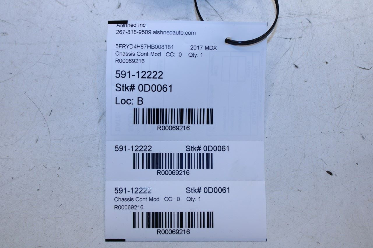 2017-2018 Acura MDX Advance Active Noise Control Module 39200-TZ6-A910 OEM - Alshned Auto Parts