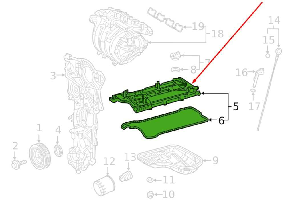 2022-2024 Toyota Corolla LE 2.0L Engine Cylinder Head Valve Cover 11201-F20111