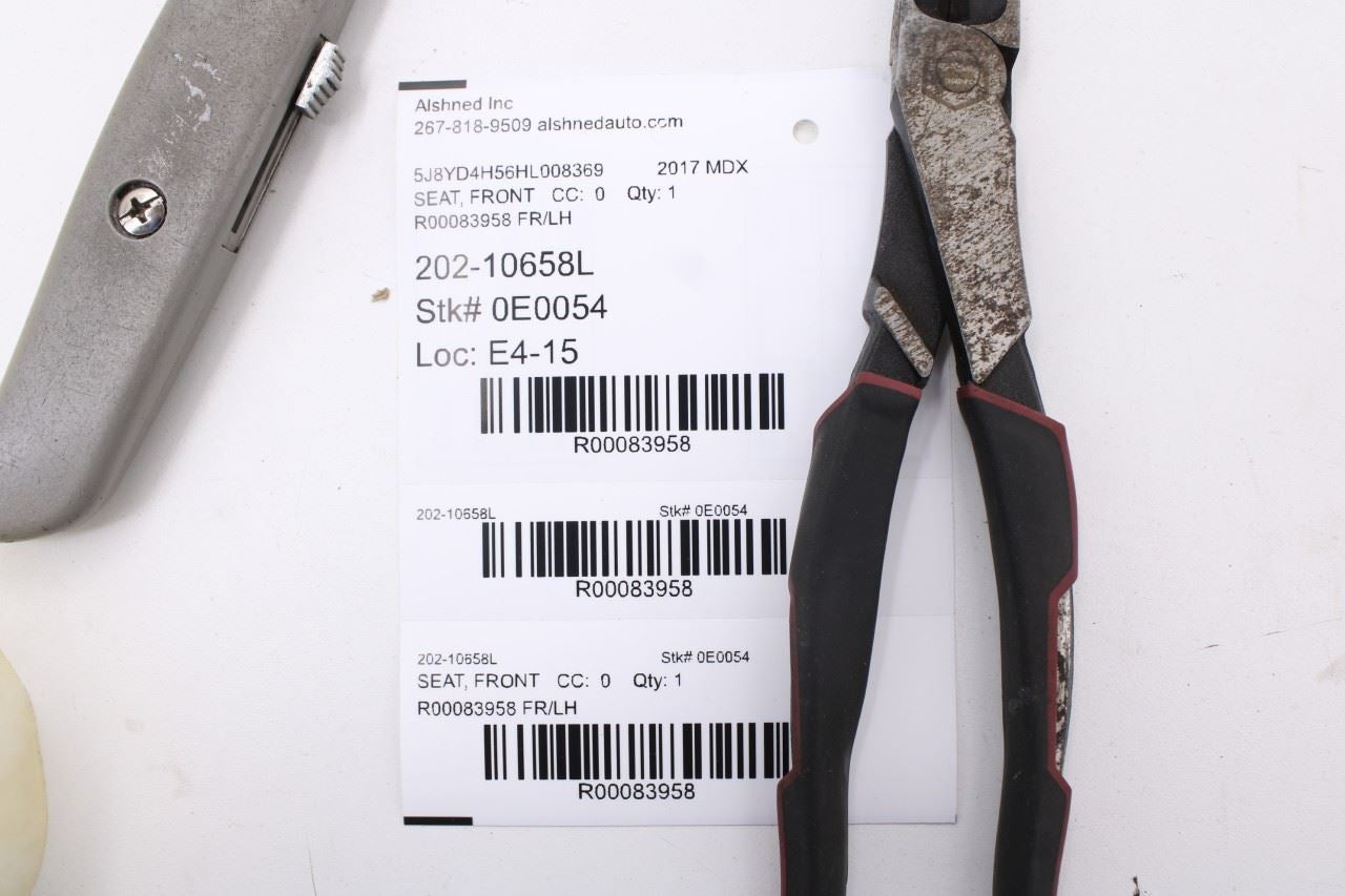 2014-18 Acura MDX w/ Technology Pkg Front Left Seat Back Lumbar Support w/ Motor - Alshned Auto Parts