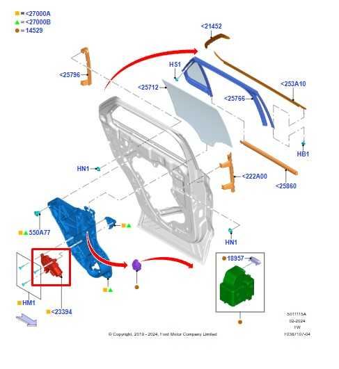2020-2025 Ford Explorer Police RR RH Door Window Regulator Motor LB5Z-5823394-A - Alshned Auto Parts