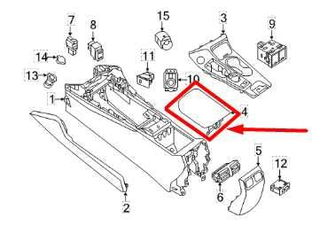 2016-2023 Nissan Maxima Center Console Armrest Lid 96920-4RA0A OEM - Alshned Auto Parts